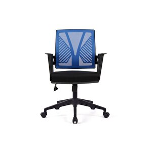 Dekormila Savona Mavi Fileli Pls Çalışma Koltuğu Ofis Koltuğu
