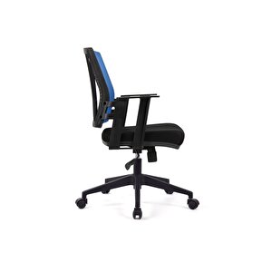 Dekormila Savona Mavi Fileli Pls Çalışma Koltuğu Ofis Koltuğu