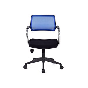 Dekormila Rauna Mavi Fileli Pls Çalışma Koltuğu Ofis Koltuğu