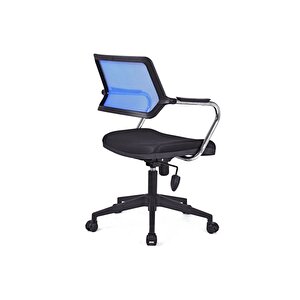 Dekormila Rauna Mavi Fileli Pls Çalışma Koltuğu Ofis Koltuğu