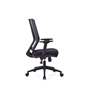 Dekormila Sera Siyah Pls Fileli Çalışma Koltuğu Ofis Koltuğu