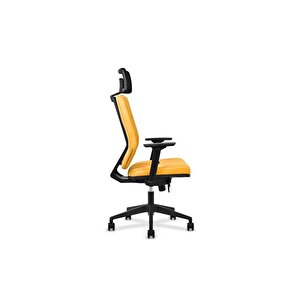 Dekormila Fusion Yellow Deri Yönetici Koltuğu