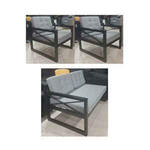 Dekormila Metal Çay Seti Koltuk Takımı