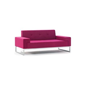Dekormila Pink Ikili Ofis Kanepesi