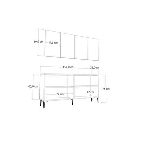 Crossct (kb150) Konsol Beyaz-Beyaz