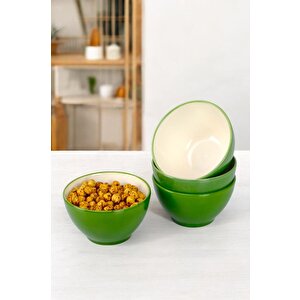 4'lü Porselen Çerezlik Sunum Kase Seti 10 Cm Çağla - Tl4037485 C320.003