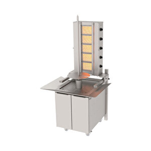 Adg-5-d-s Döner Makineleri Duvara Monte Gazlı Hareketli Alt Arabalı Sabit 5 Radyanlı -