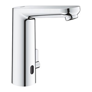 Eurosmart Cosmopolitan E Fotoselli Lavabo Bataryası - 1/2" - L-boyut - Çift Su Girişli - Ayarlanabilir Sıcaklık Sınırlayıcıs