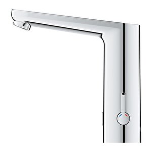 Eurosmart Cosmopolitan E Fotoselli Lavabo Bataryası - 1/2" - L-boyut - Çift Su Girişli - Ayarlanabilir Sıcaklık Sınırlayıcıs