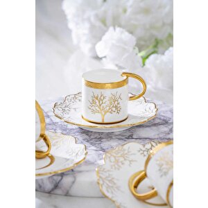 Kıeran Gold 6 Kişilik Kahve Fincanı Takımı Hxf-06801
