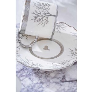 Kıeran Silver 6 Kişilik Kahve Fincanı Takımı Hxf-06801