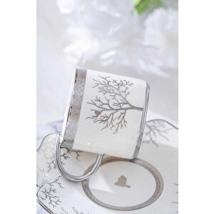 Kıeran Silver 6 Kişilik Kahve Fincanı Takımı Hxf-06801