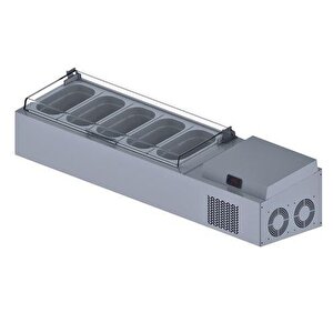 Iceinox Set Üstü Saladbar Pleksi Kapak Gn 1/4-150: 5 Adet