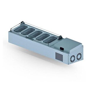 Iceinox Set Üstü Saladbar Pleksi Kapak Gn 1/4-150: 5 Adet
