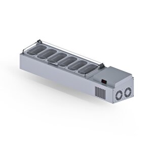 Set Üstü Saladbar Pleksi Kapak Gn 1/4-150: 6 Adet