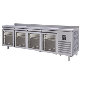 Tezgah Tip Snack Buzdolabı 4 Cam Kapılı