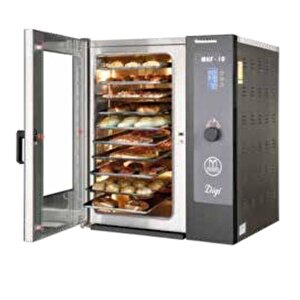 Elektrik Isıtmalı Dijital 10 Tepsili Konveksiyonlu Patisseri Fırın