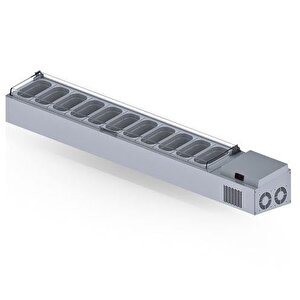 Set Üstü Saladbar Pleksi Kapak Gn 1/4-150: 11 Adet