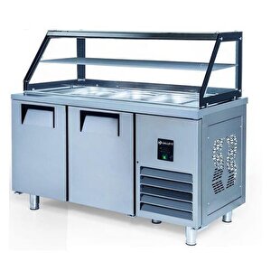 Servis Buzdolabı 330 Lt 2 Kapılı Camlı