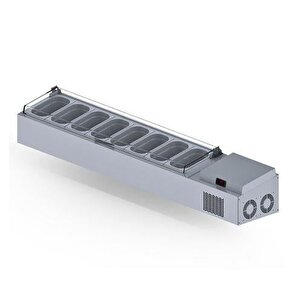 Set Üstü Saladbar Pleksi Kapak Gn 1/4-150: 8 Adet