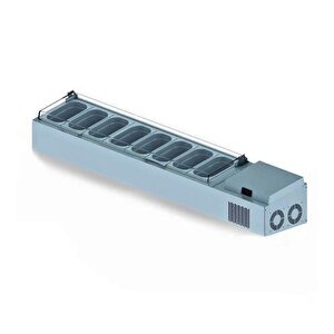 Set Üstü Saladbar Pleksi Kapak Gn 1/4-150: 8 Adet