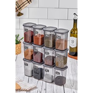 Okyanus Home 12 Adet Etiketli Baharatlık Seti 450 Ml