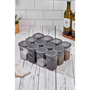 Okyanus Home 12 Adet Etiketli Baharatlık Seti 450 Ml