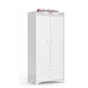 Pati̇ko Furni̇ture Bdlp 048 2 Kapakli Dolap Beyaz