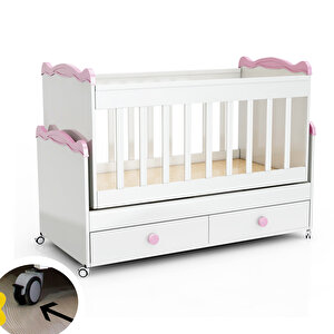 Pati̇ko Furni̇ture Babysun 2 Çekmeceli̇ Beşi̇k Pembe