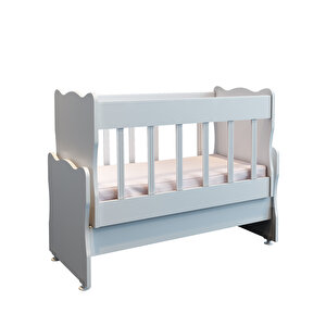 Pati̇ko Furni̇ture Safi̇r N 104 Çekmecesi̇z Anne Yani Beşi̇k (50*100)beyaz
