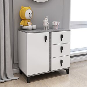 Pati̇ko Rose 3 Çekmeceli̇ Şi̇fonyer Berli̇n