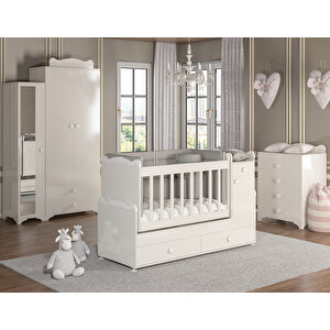 Pati̇ko Babysun Bby 950 Beyaz Bebek Odasi Takimi