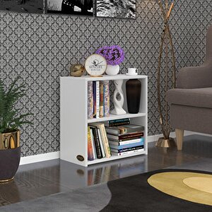Komodin Riki Byz 60*60*30 Komidin Kitaplık Ayakkabılık Beyaz