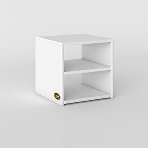 Komodin Meydey Byz 39*39*39 Komidin Kitaplık Ayakkabılık Beyaz