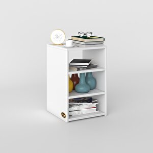 Komodin Panpan Byz 60*39*39 Komidin Kitaplık Ayakkabılık Beyaz