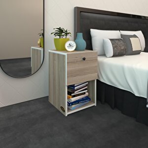Komodin Izumi Crd 60*39*39 Komidin Kitaplık Ayakkabılık Kapaklı Arkalıklı Cordoba