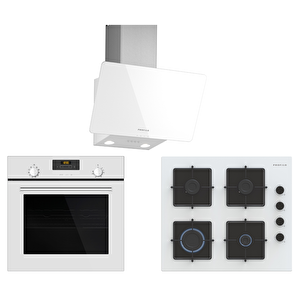 Profi̇lo Frma234b-oe36k2p10d-dvk6j320 Beyaz Prestij Ankastre Set