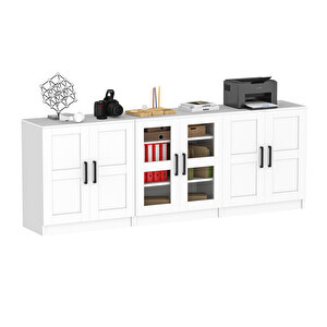 Dsd304-k-Beyaz 6 Kapaklı Dosya Dolabı