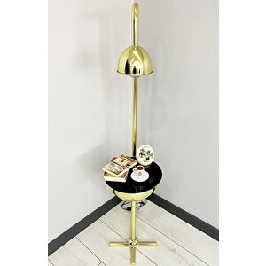Karanfil Gold Tek Sehpalı Lambader