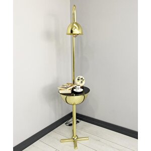 Karanfil Gold Tek Sehpalı Lambader