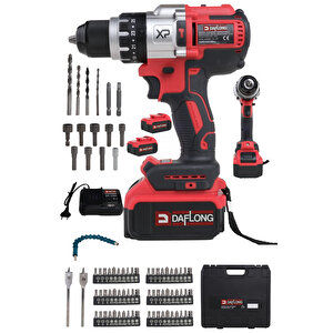 13 Mm 84 Parça Hedi̇yeli̇ Kömürsüz E- Tech 10 Pi̇lli̇ Şarjli Matkap