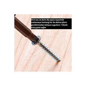 Sunta Vidası Matkap Uçlu Din 7505 3,5x18 Mm 100 Adet