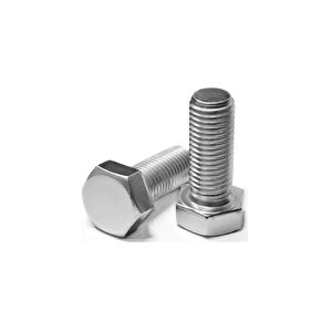M10x35 Çelik Civata + Somun Altı Köşe Din 933 Akb 10 Adet