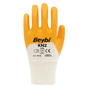 Kn2 Sarı Pamuk Nitril Eldiven No: 10 / Xl 6 Çift Kampanya 8681780060068