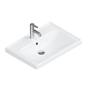 Turkuaz Frame Lavabo 65x45 Cm. Beyaz