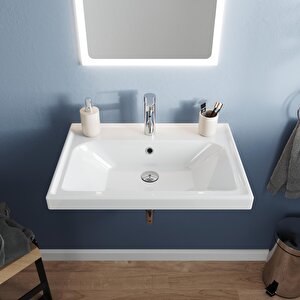 Turkuaz Frame Lavabo 65x45 Cm. Beyaz