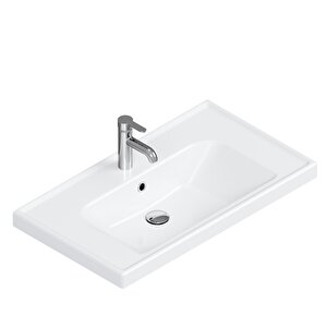 Turkuaz Frame Lavabo 80x45 Cm. Beyaz