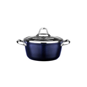 Mst2828dt24bl Master Titanium Tencere Metalik Mavi 24 Cm