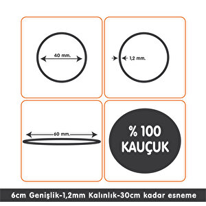 Paket Lastiği Ekru 1000adet %100 Kauçuk Okul-Kırtasiye-Paketleme-Ambalaj Ekru