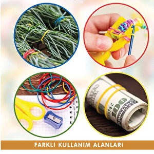 Paket Lastiği Naturel 1000adet %100 Kauçuk Okul-Kırtasiye-Paketleme-Ambalaj Natürel